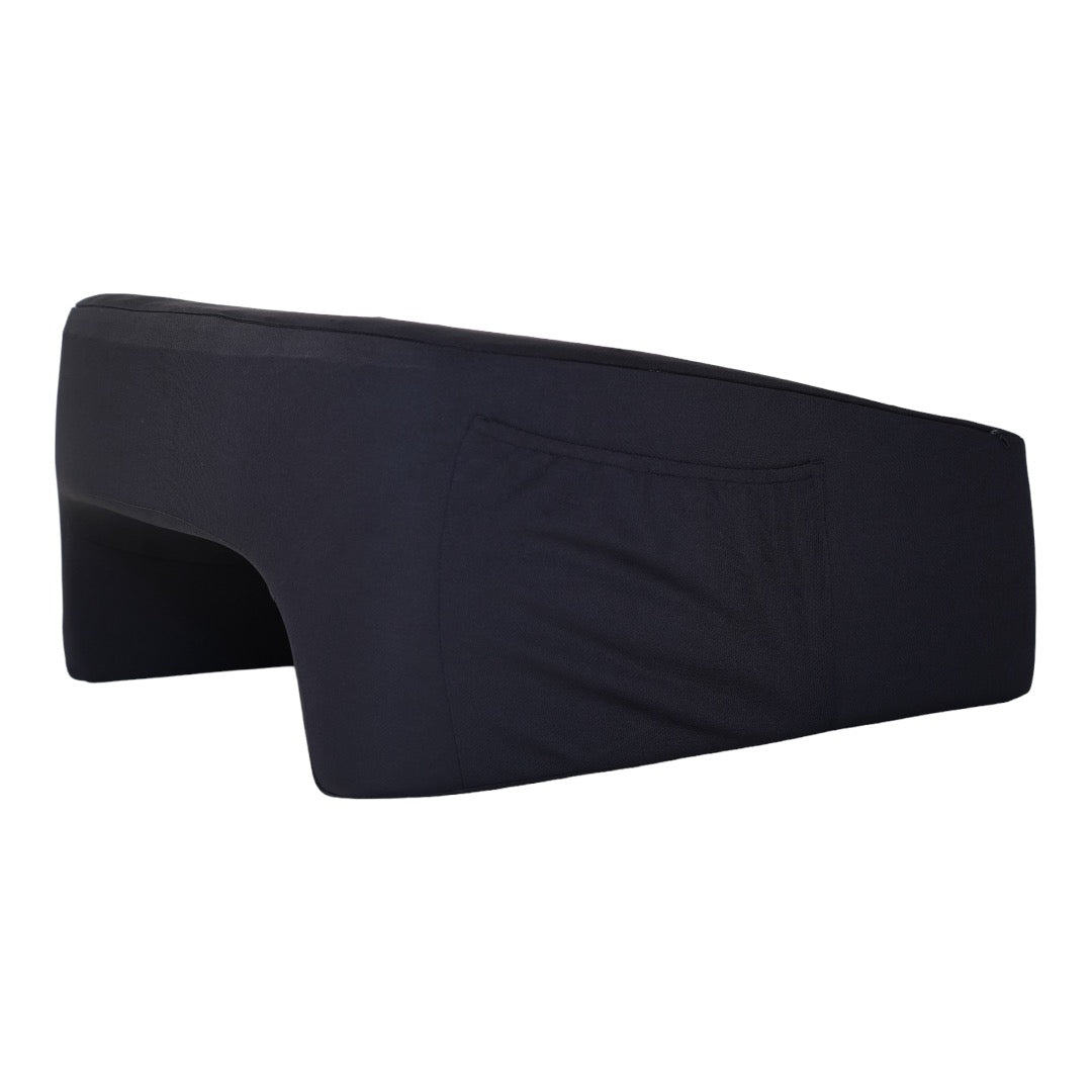 Happy elbows Small Black Lap Desk Pillow - (For Waist size upto 26 Inch)